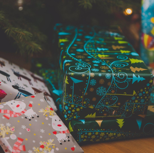 Decorating with Christmas Garland and Skirts